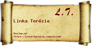 Linka Terézia névjegykártya